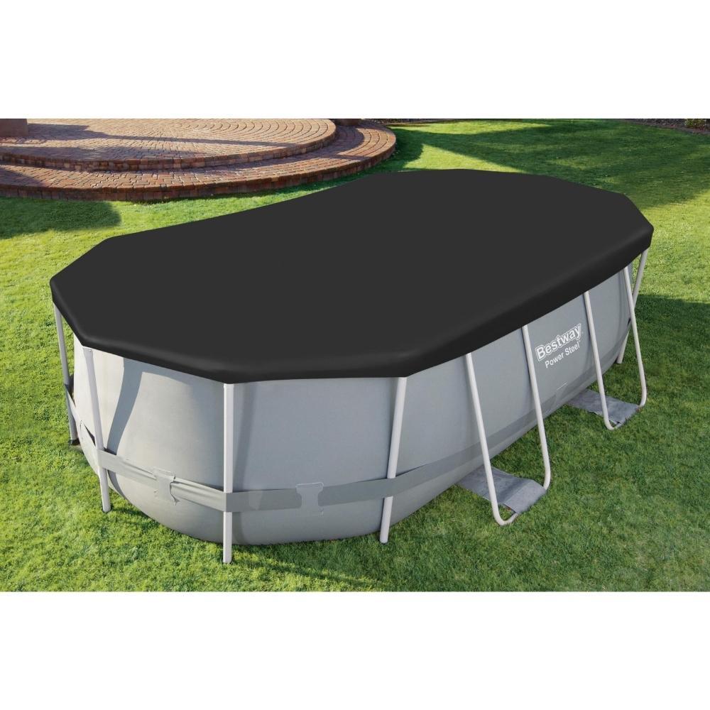 Cobertor Invierno para Piscina Desmontable Bestway 427x250 cm Ovalada 4/7