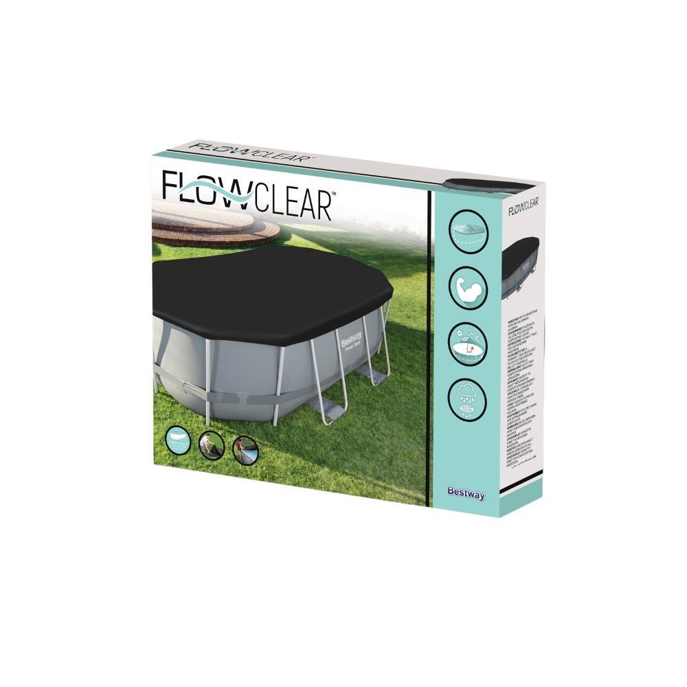 Cobertor Invierno para Piscina Desmontable Bestway 427x250 cm Ovalada 7/7
