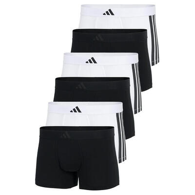 Retro short / pant heren - 6 pack active flex cotton 3 stripes