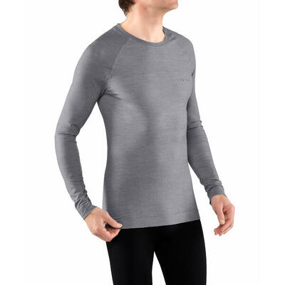 T-shirt met lange mouwen falke wool-tech light