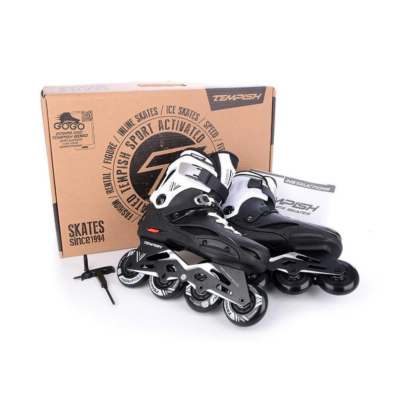 Rollers 3 Roues Tempish - Gris - Tailles 40 Et 42 Disponibles - Neufs