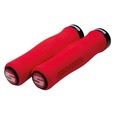 Manopole SRAM 129 mm in schiuma rosso/nero