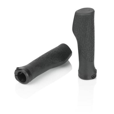 XLC Griffe Ergosport 138mm. schwarz. mit Schraubensicherung