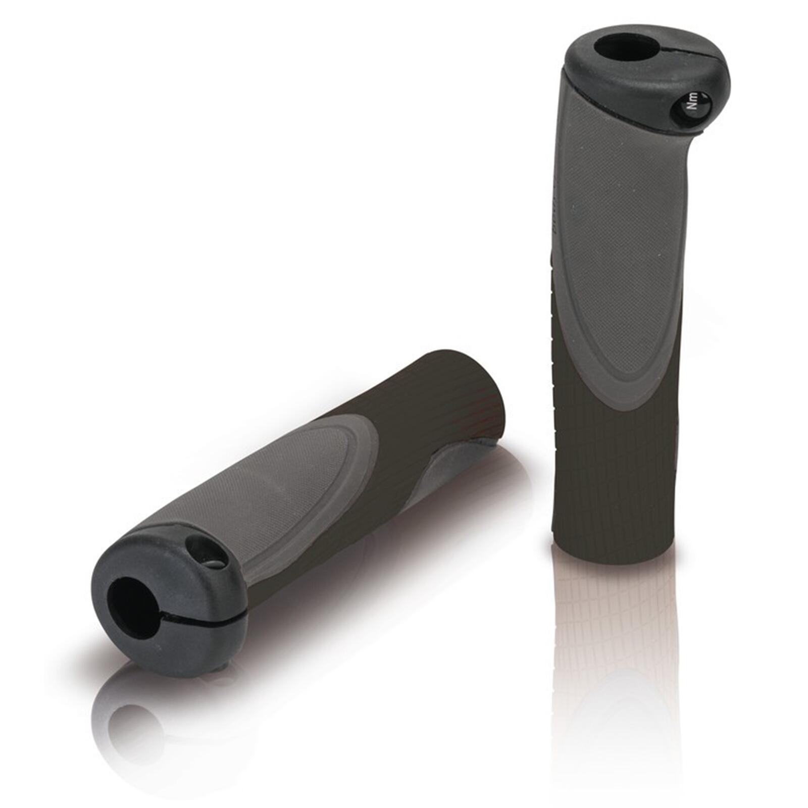 XLC Griffe bo1 GR-S28 136mm, schwarz/grau, Schraubensicherung 1/3
