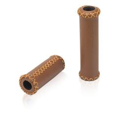 Poignée Rétro GR-G17 128/92mm Cuir Marron Par Set