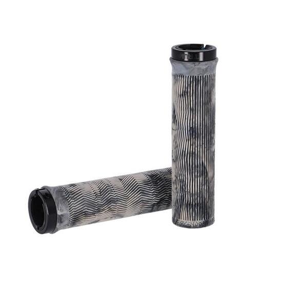 Truvativ Locking Grips Descendant hellgrau/sw-marm., Single Locking 133