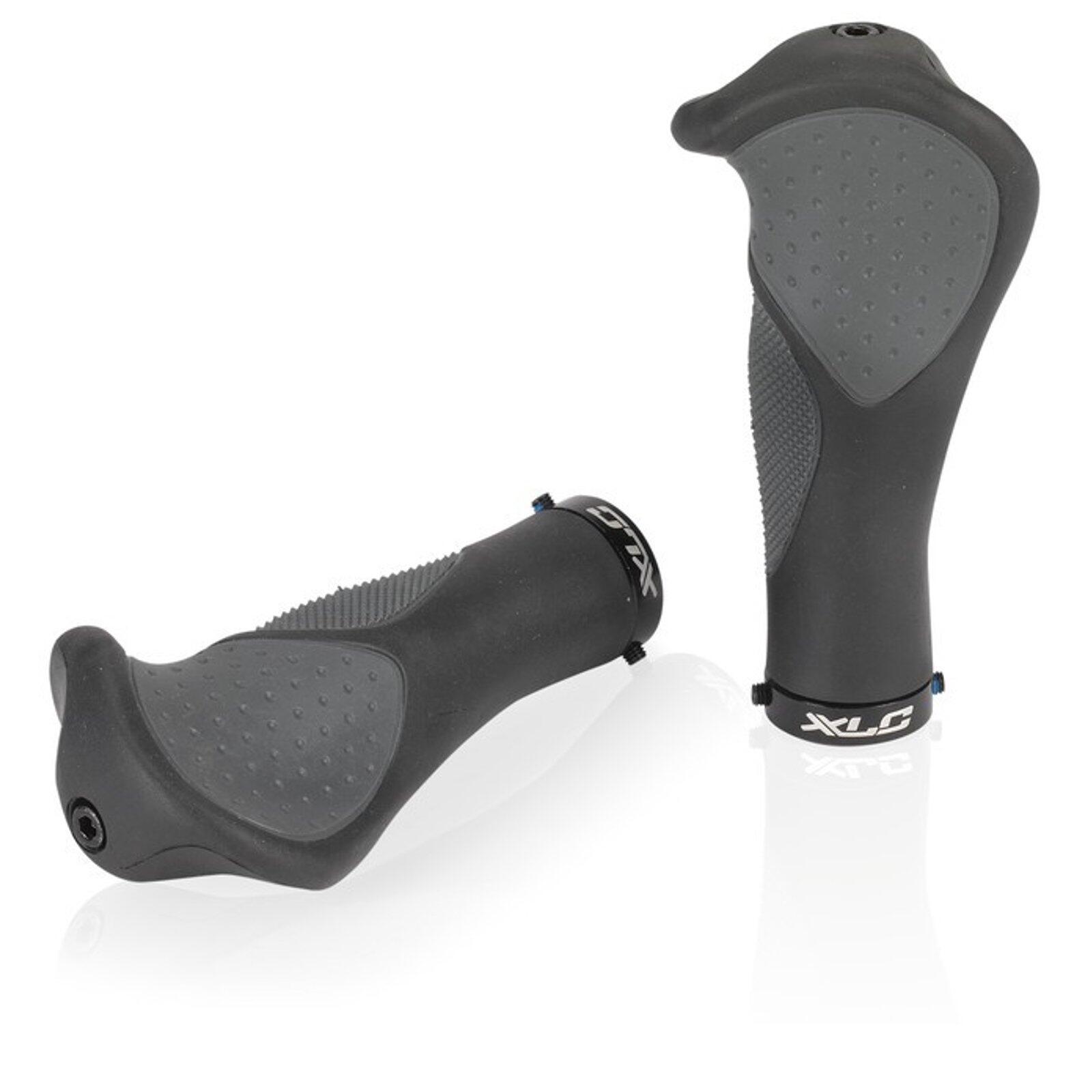 XLC Handvat Ergo GR-S22 135mm Zwart/Grijs Per Stel
