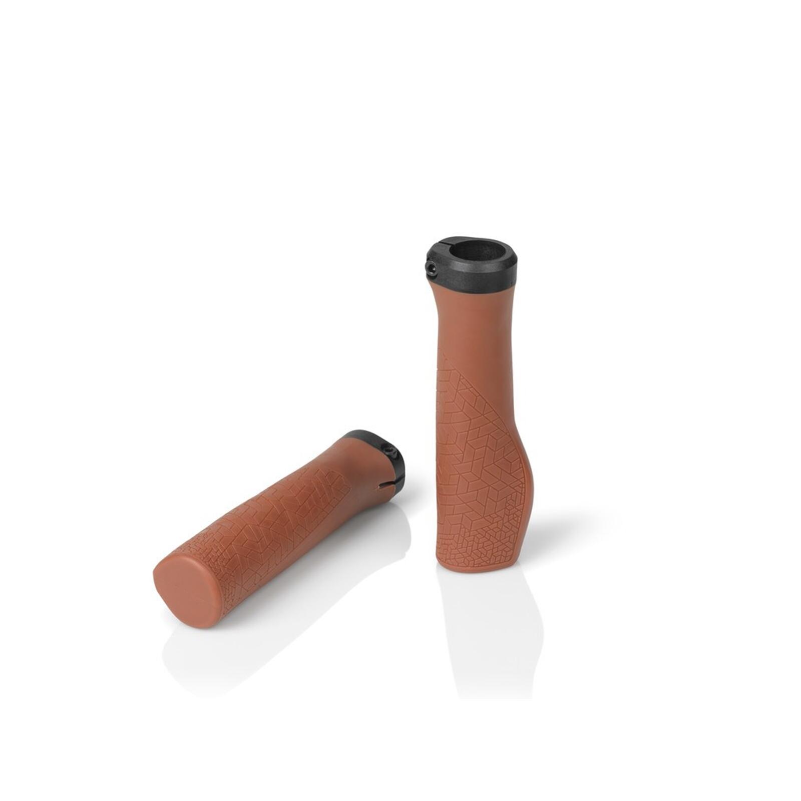 XLC Coppia di manopole XLC GR-G27 ErgoSport 138 mm Brown