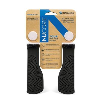 Handvatten nucore grip tour wave 130mm zwart