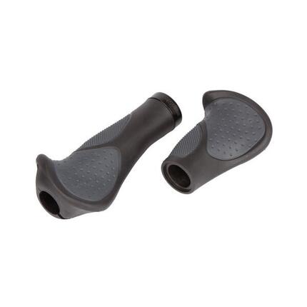 Ergotec MTB-ATB-Griffe Frisco 2 schwarz/grau, 140/95mm, Silikon