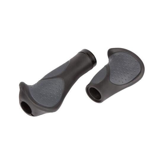 Ergotec MTB-ATB-Griffe Frisco 2 schwarz/grau, 140/95mm, Silikon