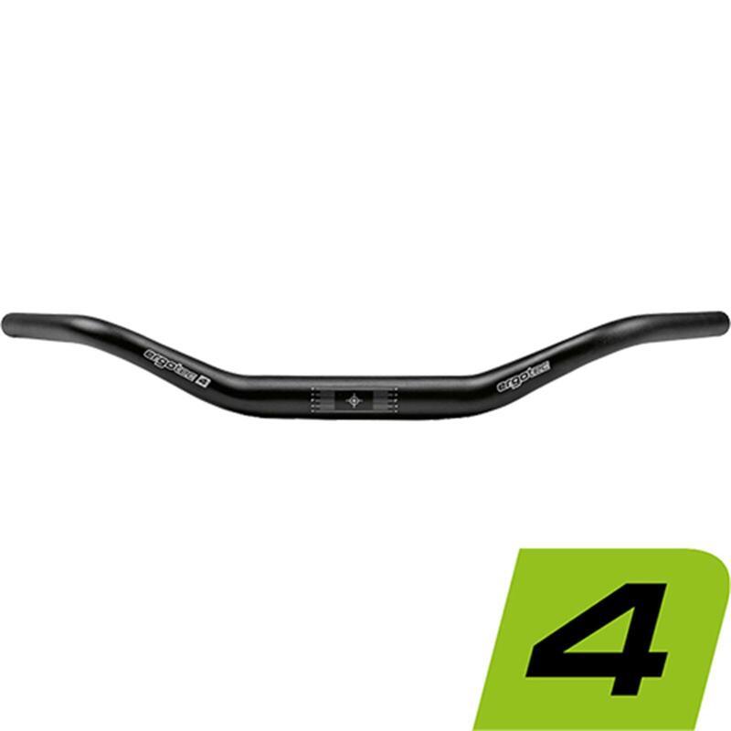 Guidon Moon Cruiser ø31,8 x 610 mm - noir