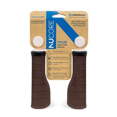 Sturmeyarcher herrmans handvatset nucore tour wave 130/130mm bruin