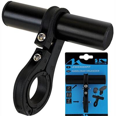 M-wave stuurhouder 22,2–31,8 mm 9 cm zwart