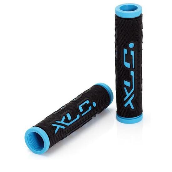 Jeu de poignées vélo double couleur XLC GR-G07