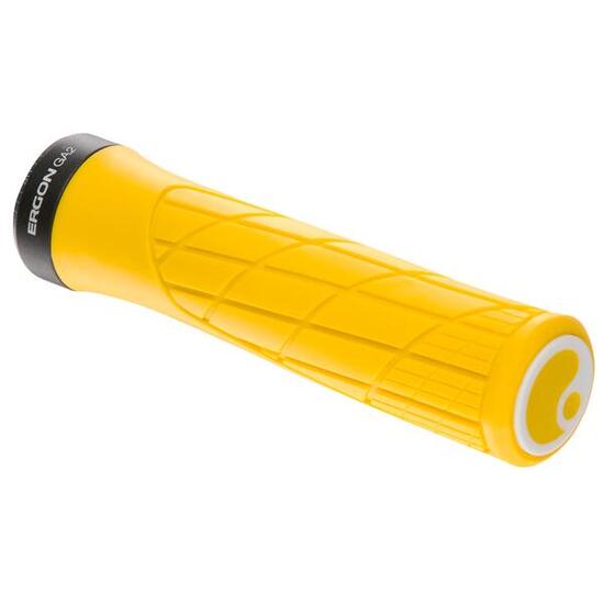 Manopole Ergon GA2 Allmountain/Gravity gialle — Ø 30 mm