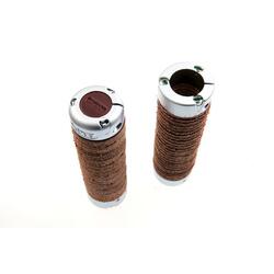 Poignées Plump Cuir Marron