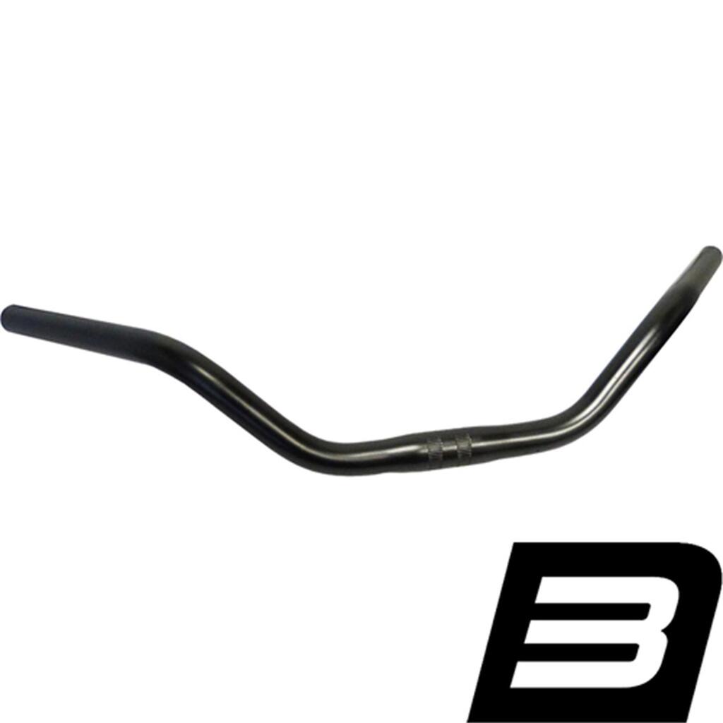 Ergotec City/Trekking Cruiser Handlebar 25.4 x 590 mm, Steel, Black.