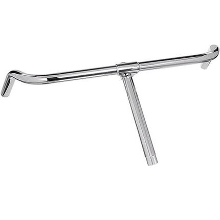 Ergotec stuur Nostalgie vast 525 mm 80° verchroomd staal