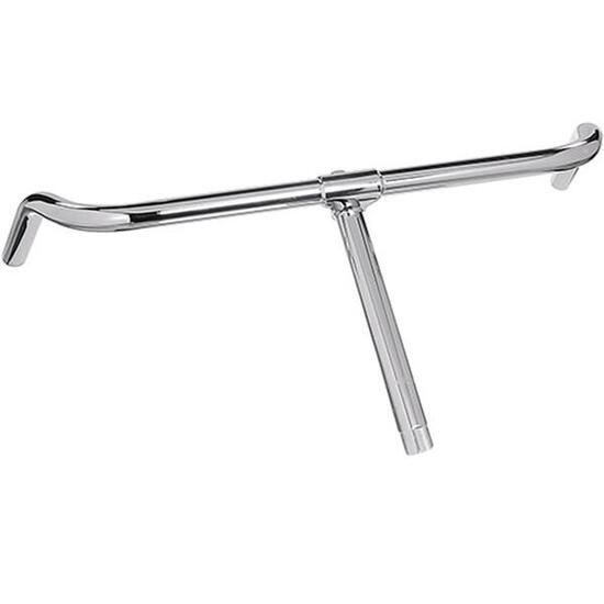 Ergotec stuur Nostalgie vast 525 mm 80° verchroomd staal