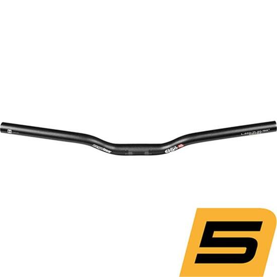 Ergotec Bügel ERGO XS, 6°, Ø = 25,4mm, Aluminium, schwarz, SL 5