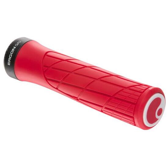 Manopole Ergon GA2 All‑Mountain/Gravity Rosso — 30 mm × 135 mm