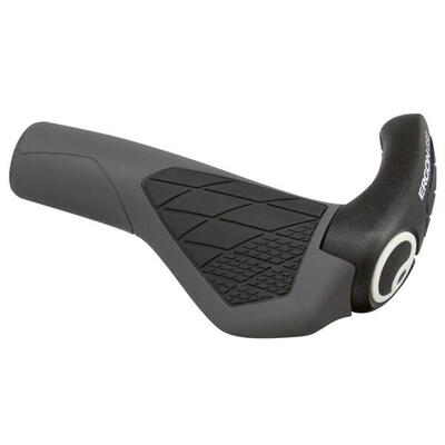 Ergon gs2 handvatten met bar end, zwart