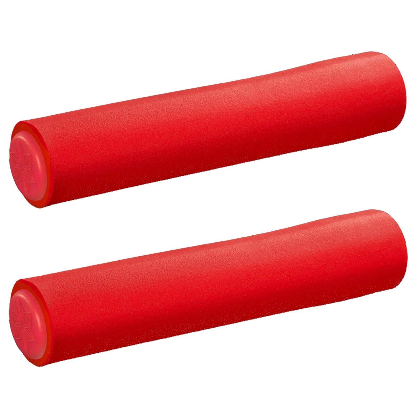 Par de punhos Siliconez BTT ciclismo Vermelho SUPACAZ