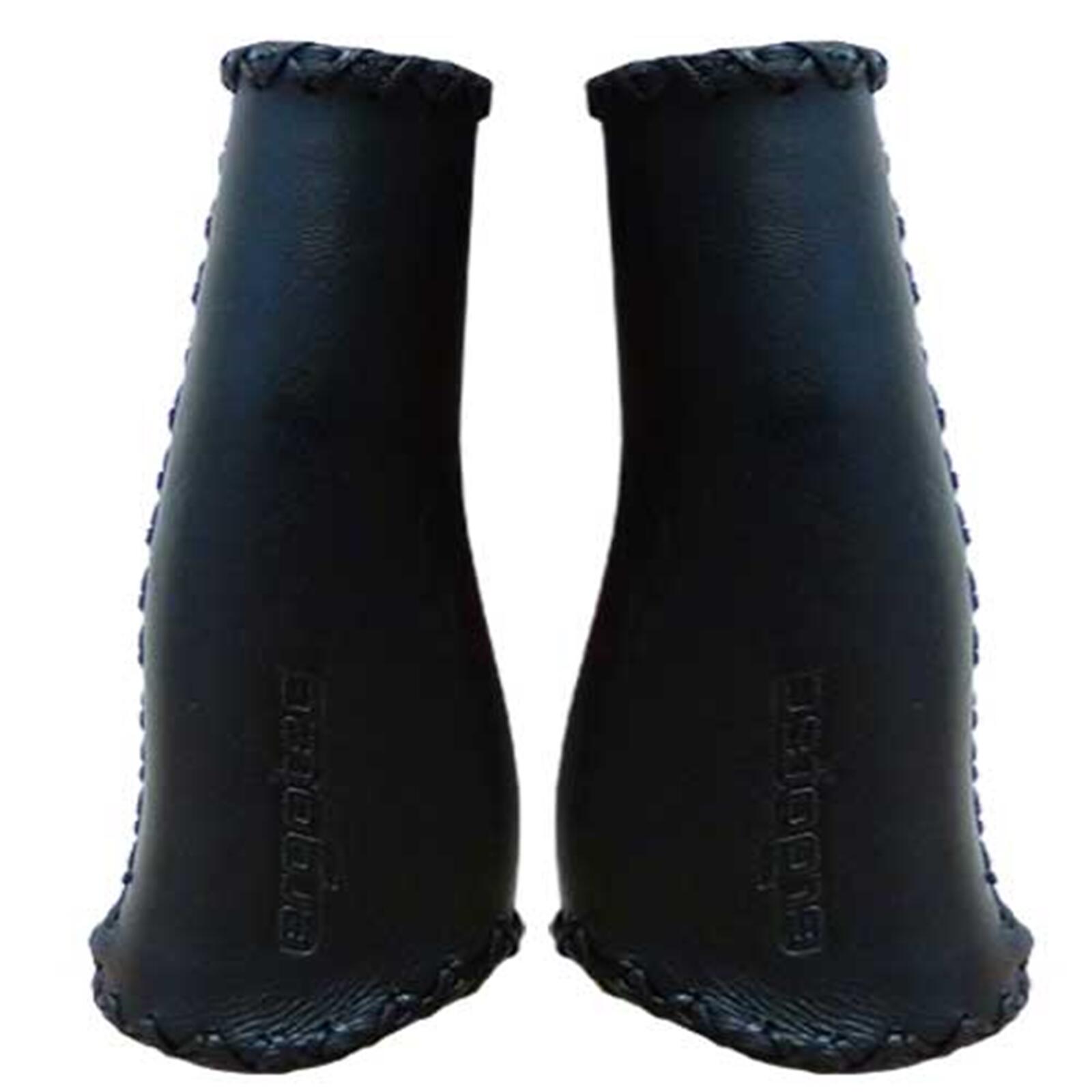 ERGOTEC Ergotec Monaco ALS-09/2 paio di manopole in pelle, 135 mm, Ø 22 mm.