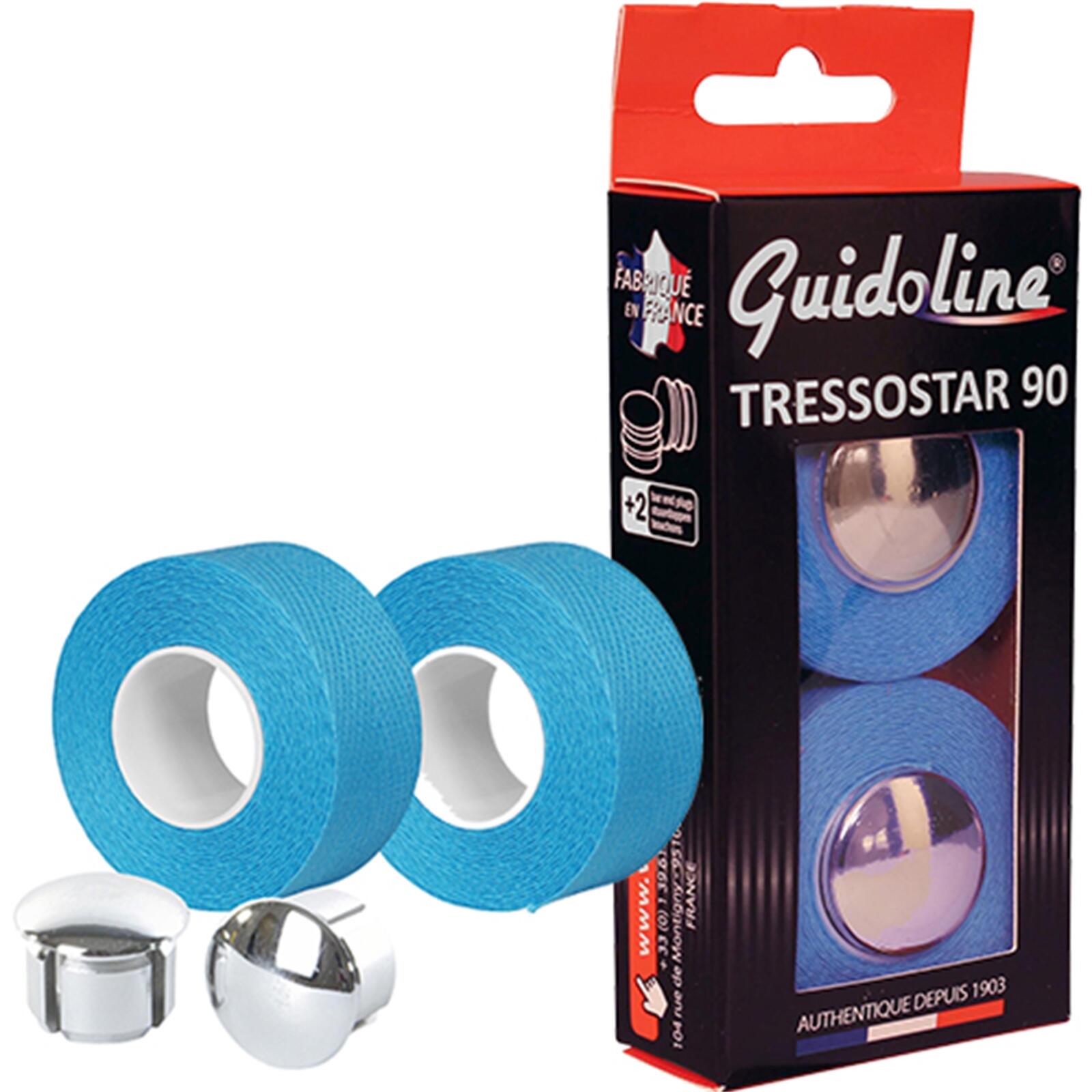 Owijka kierownicy Velox Tressostar 90 bawełniana błękit nieba (2 szt)