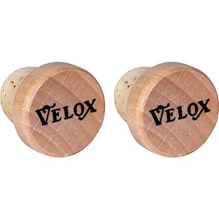 Velox Lenkerstopfen VINTAGE auf Karte, holz/kork
