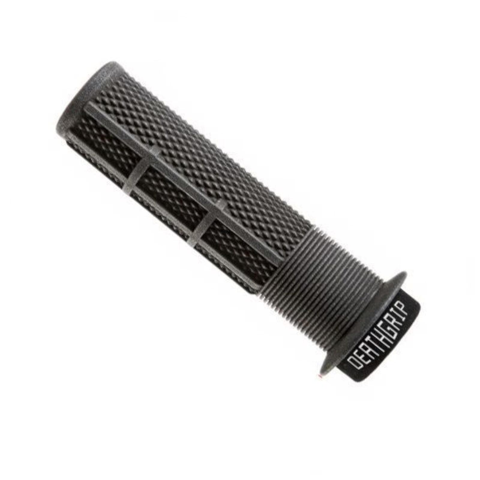 DMR DMR Deathgrip Bike Handle Bar Grips Lock On - Thin Black Flanged