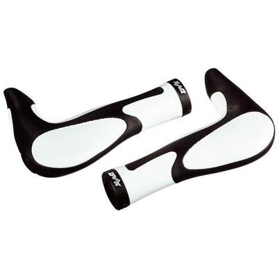 Handvatten x-act safety grip zwart/ wit 147mm