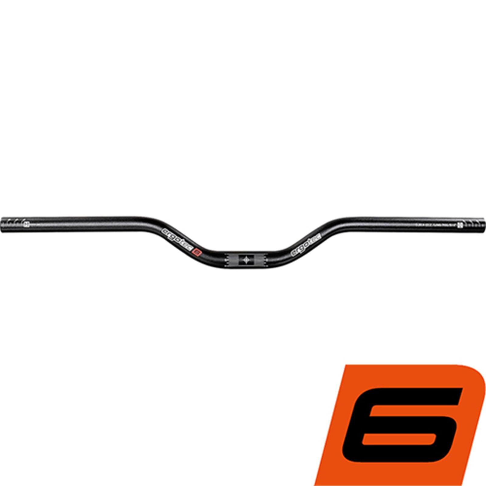 ERGOTEC Manubrio Ergotec Riser Bar 50, 680 mm, alluminio Ø25,4 mm, rise 50 mm.
