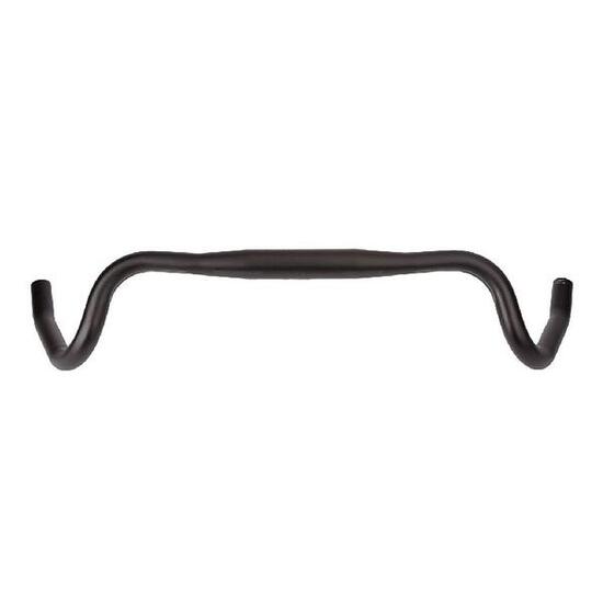 Ergotec Lenkerbügel Gravel Alu, Ø31,8mm, 440/580mm, schwarz, 21°