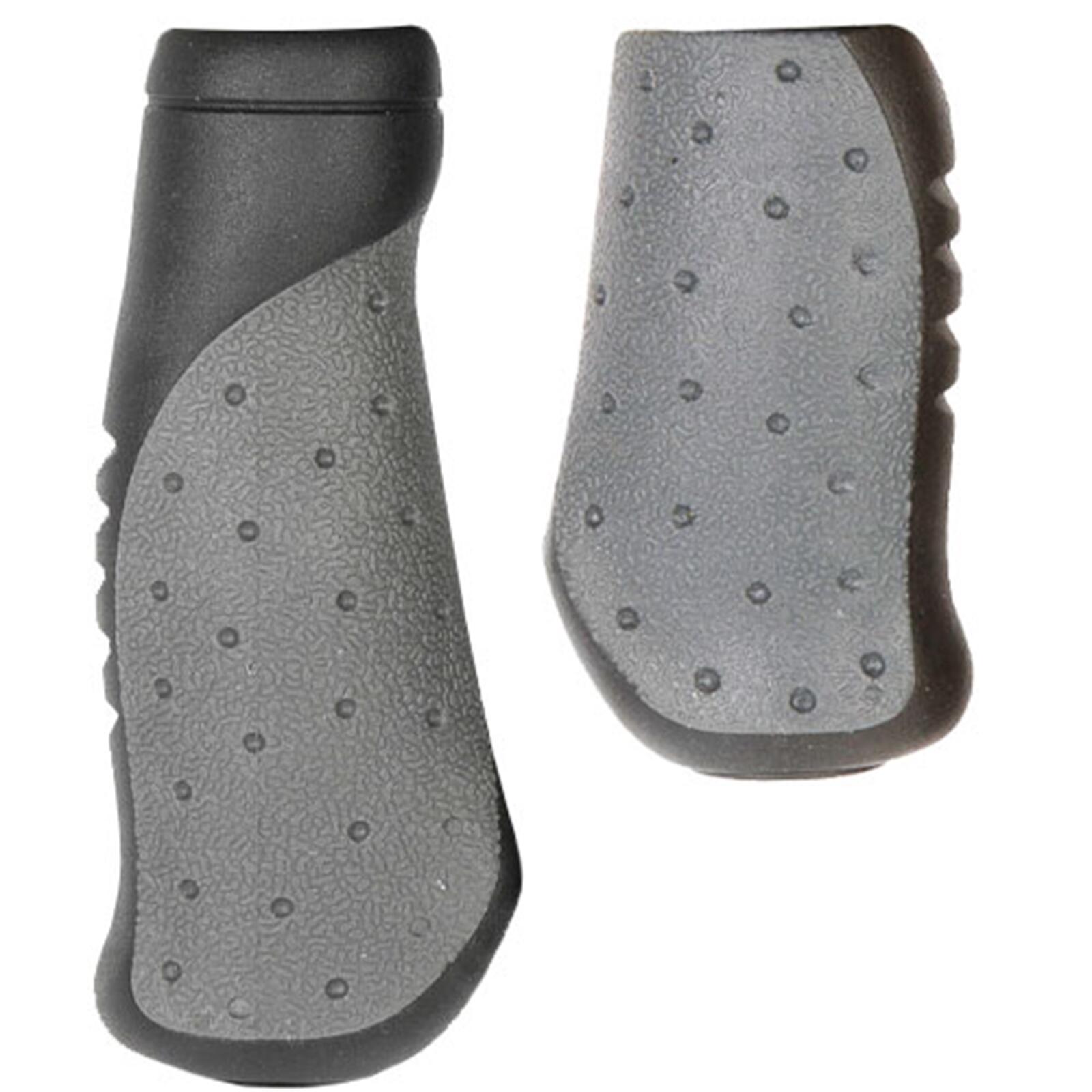 MESSINGSCHLAGER Handvatset Ergogel D2 135/92mm met gelvulling - zwart/grijs