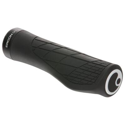 Ergon ga3-l handvatten - zwart voor mountainbikes