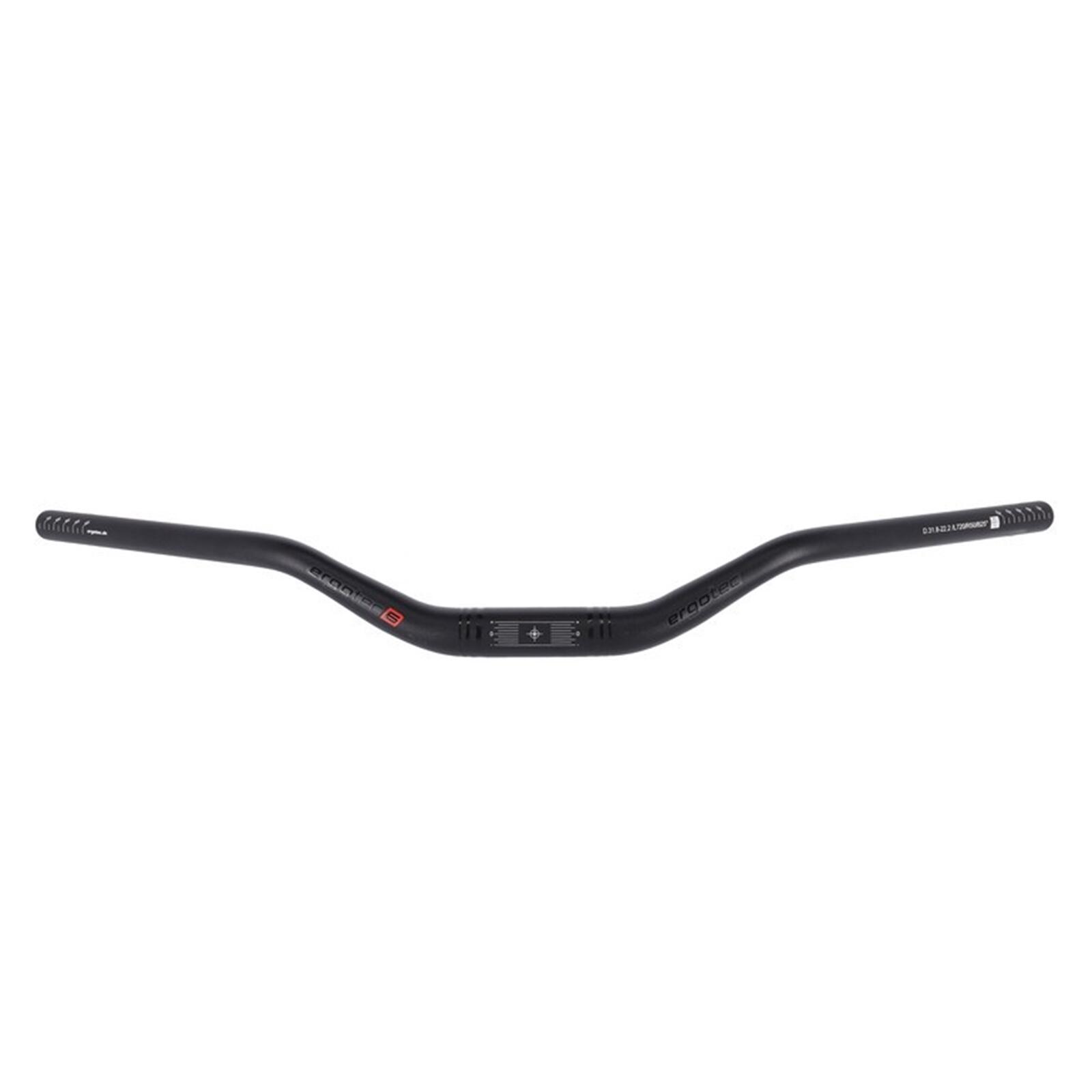 ERGOTEC Comfortabele Stuurverhoger 50mm Ø31,8x720 - Zwart