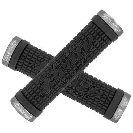 Lizard Skins Peaty Lock-on poignées noires 130 mm