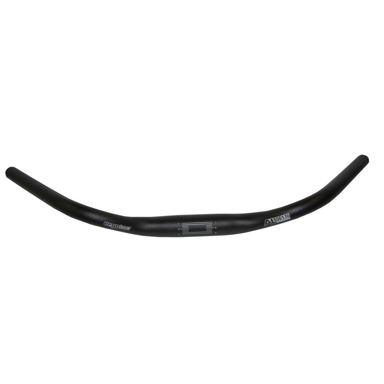ERGOTEC Ergotec Aluminium Stuurbocht Zwart 52° 31,8 mm