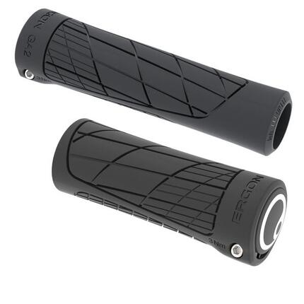 Ergon Lenkergriffe GA2 Single Twist-Shift, Schwarz, 100 mm / 140 mm