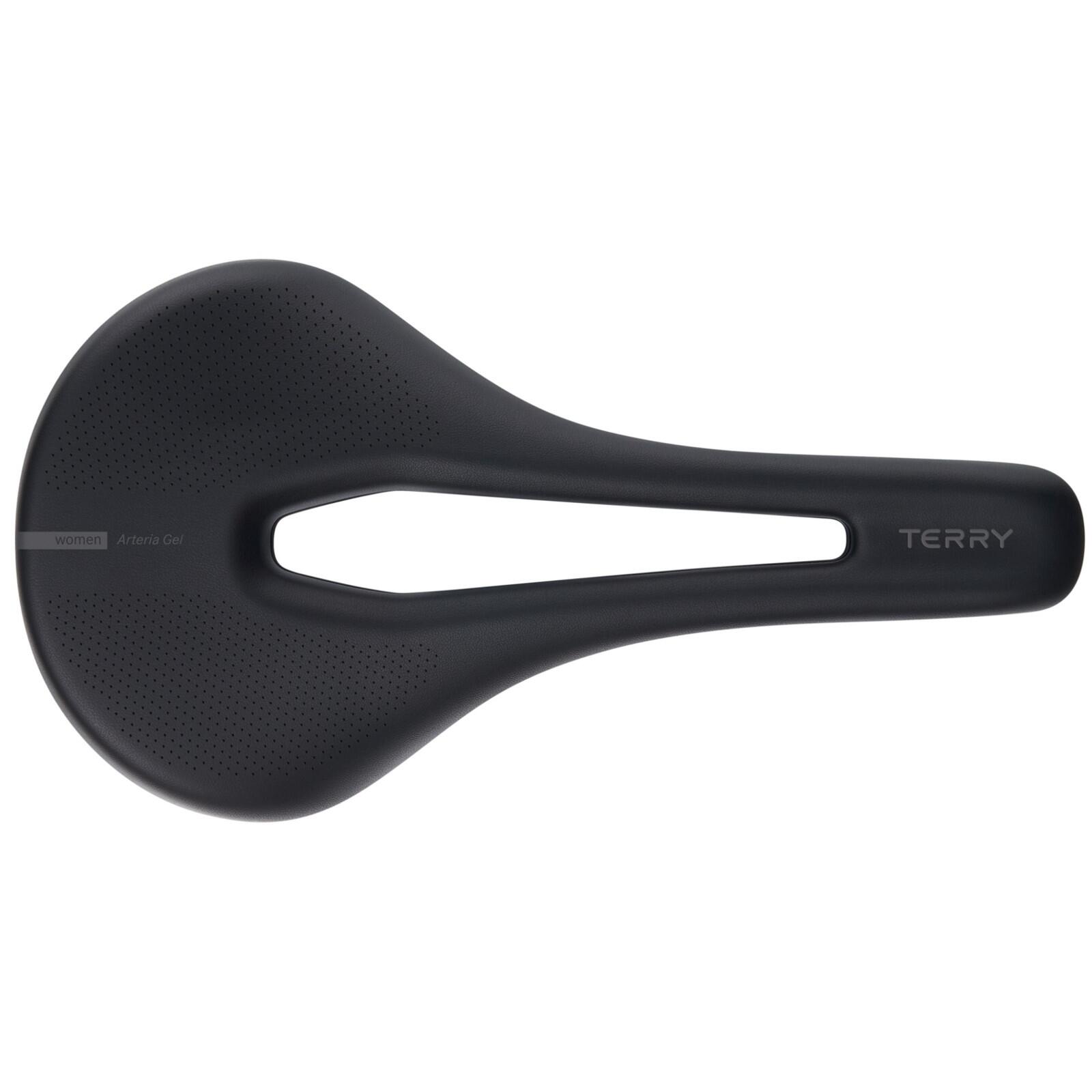 Selle de vélo Butterfly Arteria gel Femmes - noir 2/3