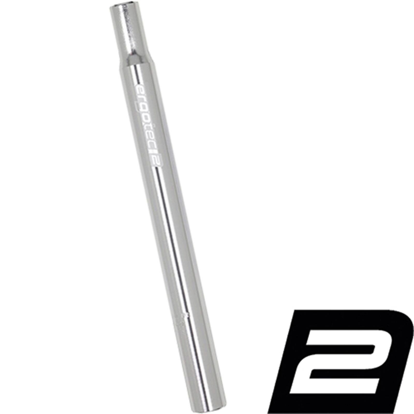 Ergotec - Bougie De Tige De Selle Ø25,0mm / 300mm Aluminium - Argent - Tige De Selle - Gris - 300 Mm - Decathlon