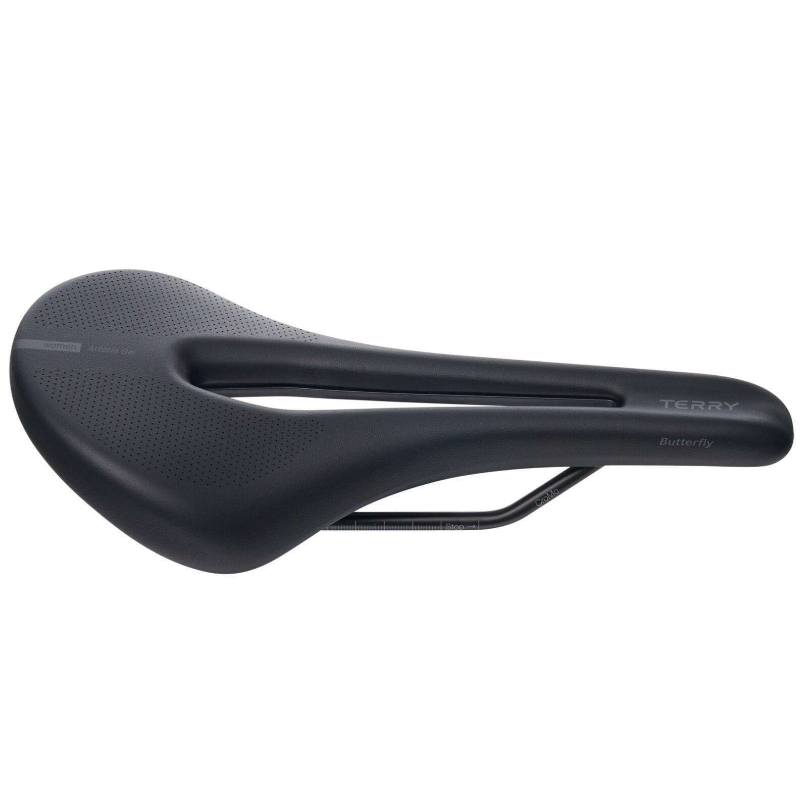 TERRY Fietszadel Butterfly Arteria gel dames - zwart