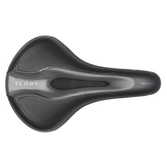 Terry Damen Fahrradsattel Figura GTC Gel, Schwarz