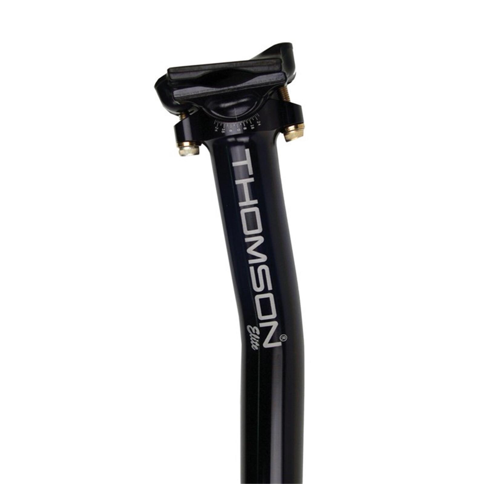 THOMSON Elite zadelpen met setback - zwart