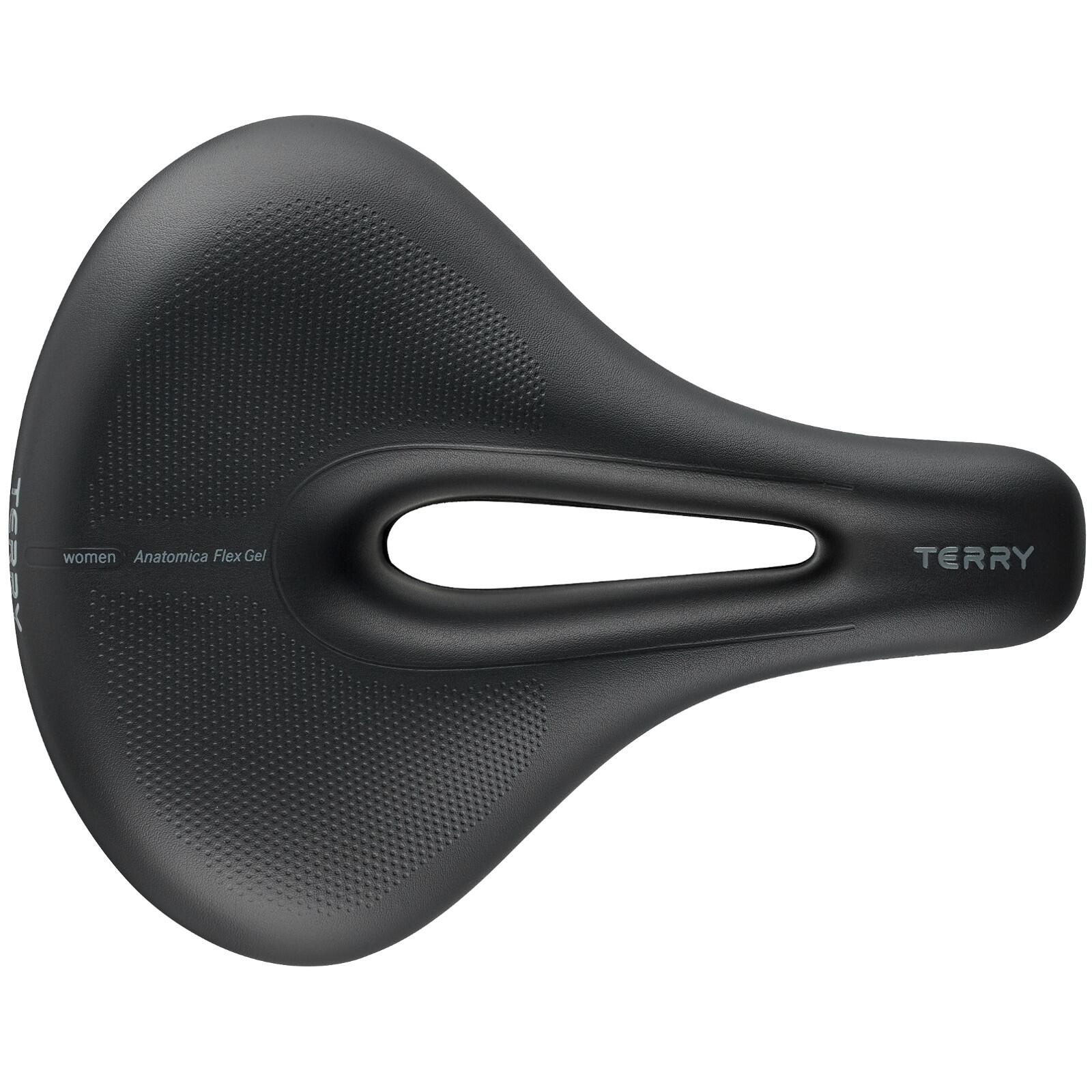 Sillín de bicicleta Anatomica Flex gel señoras - negro 2/4