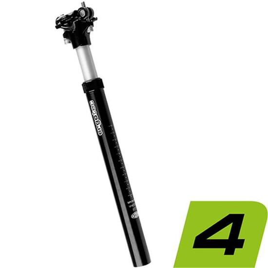 Ergotec Gefederte Patentsattelstütze SP-7.0 Aluminium Ø=272mm L=350mm schwarz