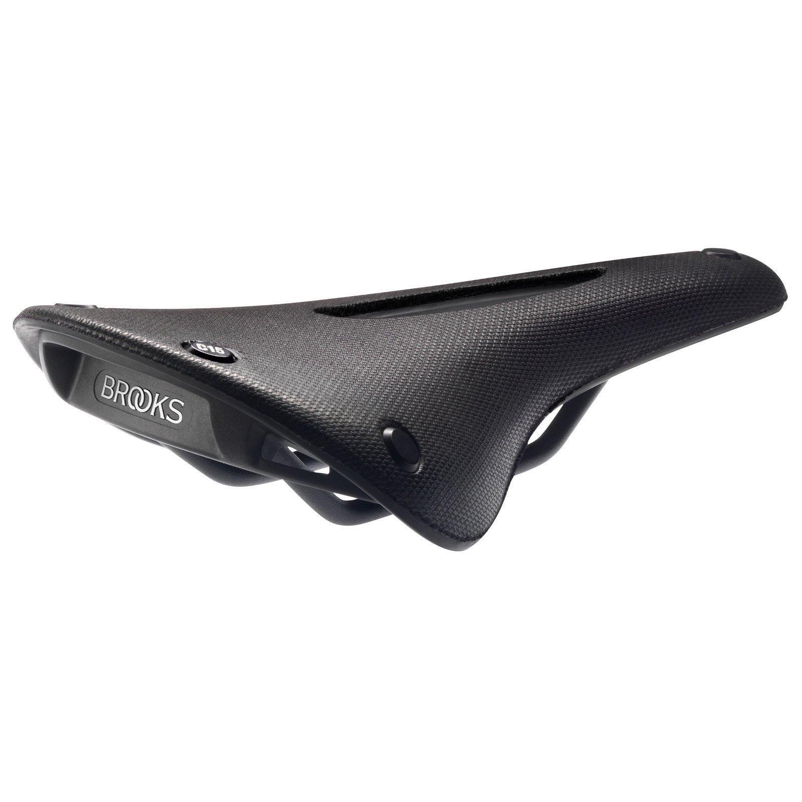 BROOKS Selle vélo C15 Carved Cambium All Weather noir