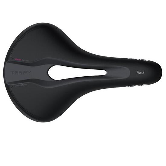 Terry Fahrradsattel Figura Max, Schwarz
